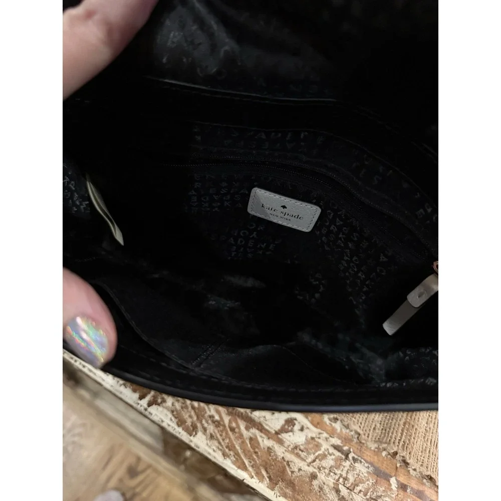 Kate Spade Robinson Street Zanni Crossbody Handbag‎ Black/white Preppy